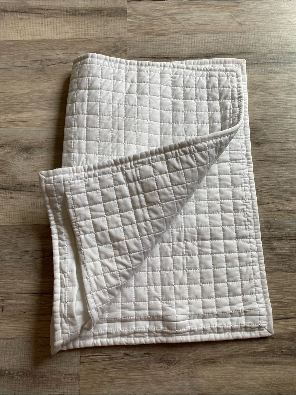 Hotel Collection Quilted White Pillow Sham